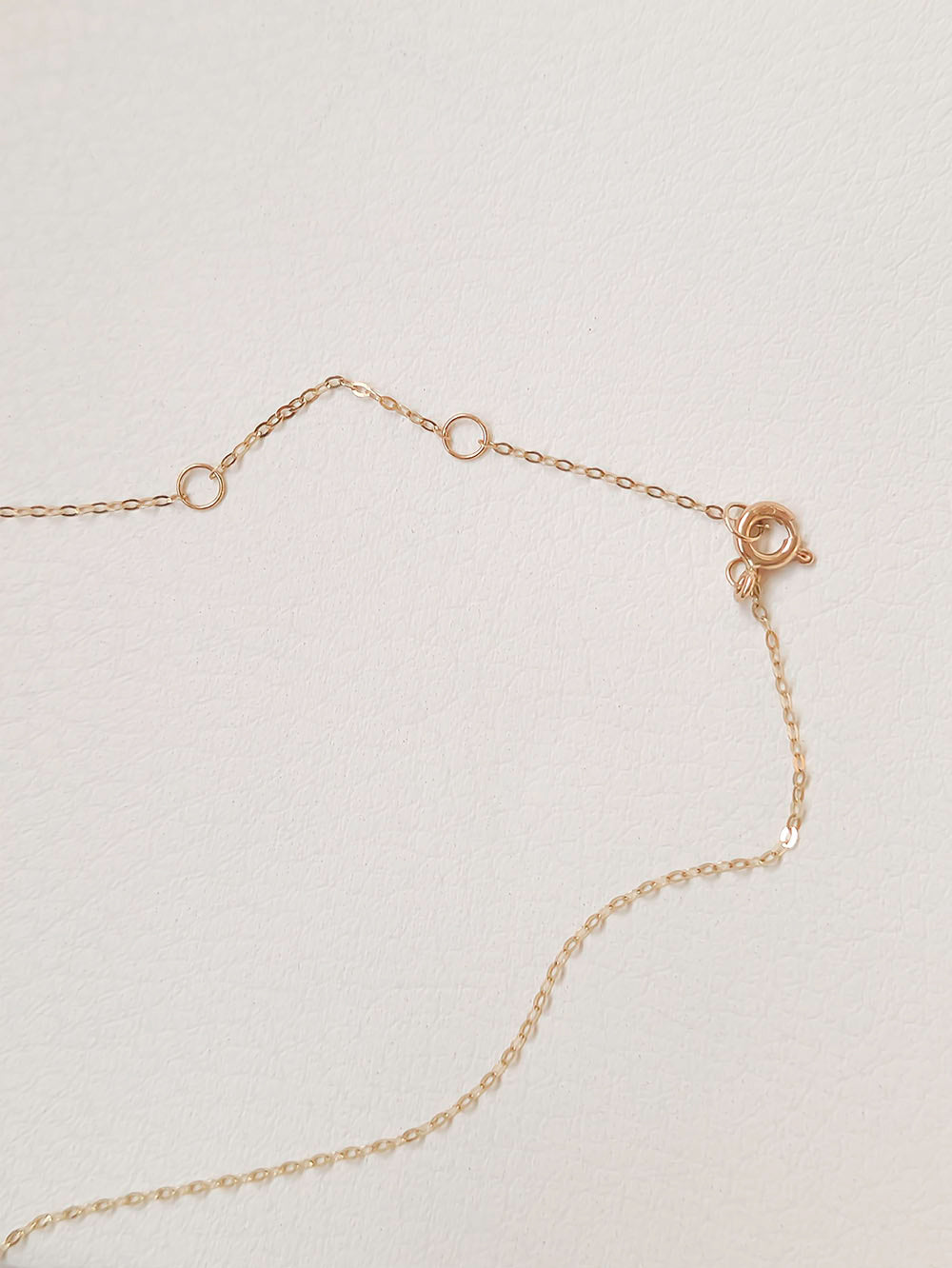 14k Gold Minimalist V Anklet