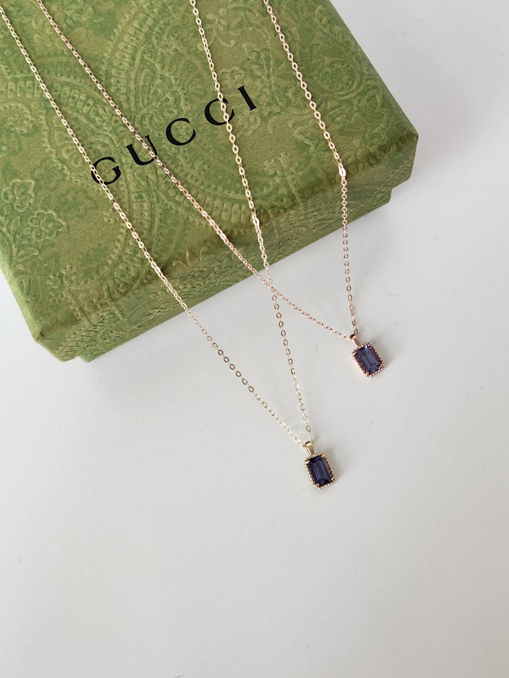 14k Gold Gemstone Necklace