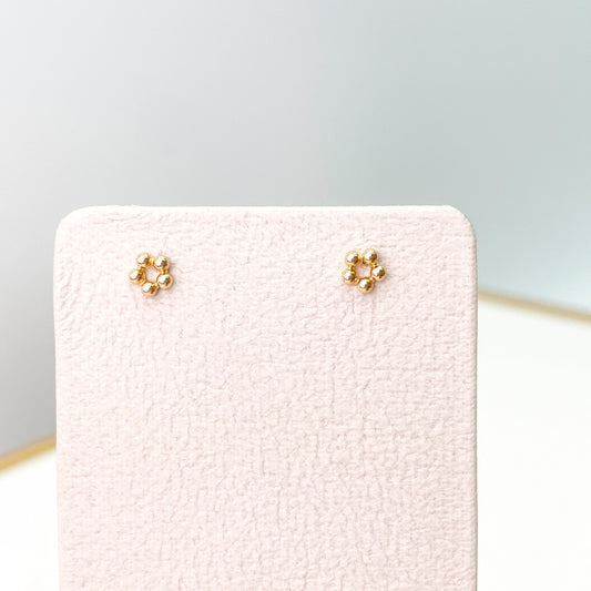 Blossom Beads 14k Gold Flower Earrings